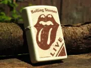 Zippo Lighter - The Rolling Stones Live - Mick Jagger - Keith Richards - Tongue