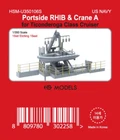 HSM-1/350 US NAVY Portside RHlB & Crane A for Ticonderoga Class Cruiser