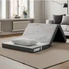 Single Folding Mattress, 4 Inch Trifold Mattress with Soft Cover, Memory Foam...