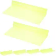 JECOMPRIS 6pcs Shoe Display Holders Shelves for Sneakers Plastic Storage Racks Minimalist Design for Shopping Malls Supermarkets Home Organization