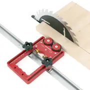 ENJOYWOOD 160mm Extended Stock Guide with One-Way Wheel and Safety Auxiliary Tool Versatile for Table Saw Band Saw Circu