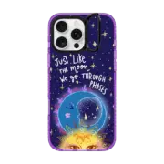 iPhone 16 Pro Max Impact Ring Stand Case MagSafe Compatible Phases of the Moon
