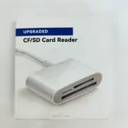USB-C 3 port SD MicroSD Card Reader for iPhone 15 iPad Mac Laptop Fast Data