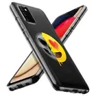 TalkingCase Slim Case for Samsung Galaxy A02s, Spooky Icon clear Print, USA