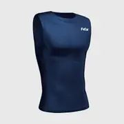 Fdx Luniron Navy Blue Men's Sleeveless Summer Base Layer Shirt
