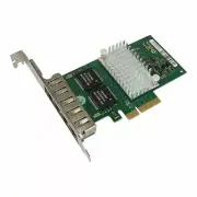 FUJITSU D2745-A11 (INTEL I340-T4) QUAD PORT 1Gb/s RJ45 NIC w/BOTH BRACKETS NEW!