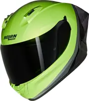 Nolan N60-6 Sport Verniciatura Speciale Helmet, black-grey-green, Size S for Men Black Grey Green