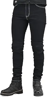 Daytona DB-002 Motorcycle Riding Pants, for Spring, Summer, Autumn, Thin Protector (Knee), CE Level 1, Stretch, 13 oz