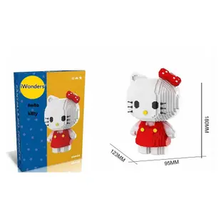 Nano Block Kuromi Hello Kitty 積木木馬創意男孩女孩可愛玩具禮物