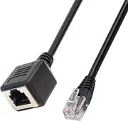 GABIL RJ12 6-PIN Microphone Extension Cable Cord for Mobile Radios - 2m/6.5ft- High-Grade Oxygen-Free Copper, Secure Connectors, Perfect for Yaesu, TYT TH-9800D Plus