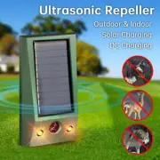 Ultrasonic solar repellent Animal pest Scare deterrent repellent GardenIP66