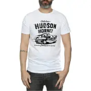 Cars Mens Hudson Hornet Cotton T-Shirt (White) - BI846