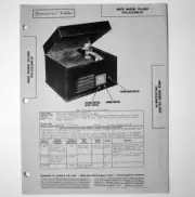 Meck Model CD-500 Record Player - SAMS Photofact ™ 1948 - New NOS