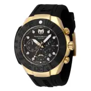 TechnoMarine TM-523012 Black Reef 45mm Gold Tone with Black Dial New Model!!!