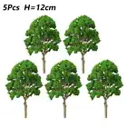 5*Tree Model Train Railroad Diorama Scenery Park Landscape DIY HO-OO-Scale