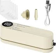 Portable Vacuum Sealer Machine - ABS Housing, Cordless Suction Design | Handheld Food Preservation Device with Strong Seal Power, Sealer Tool for Meat Storage, Sous Vide, Picnic Use