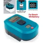 Fast Charger for Bosch 18V Li-Ion Battery Type C USB Power Adapter Converter