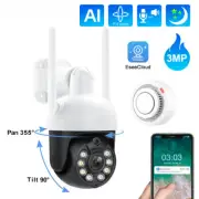 3MP WIfi Camera Outdoor IP Camera Auto Tracking Wireless Camera H.265 P2P Home