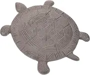 HANABASS Garden Stepping Stones Set Cast Iron Turtle Decorative Pathway Stones for Backyard