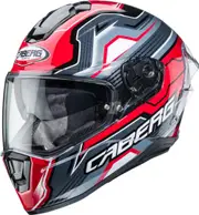 Caberg Drift Evo LB29 Helmet, black-grey-red, Size M for Men Black Grey Red