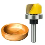 Diameter Bowl Tray Router Bit 6mm/8mm Shank Wood Router Bit for Woodworking Tool