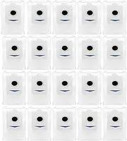 20 Pack Replacement Vacuum Cleaner Dust Bags Compatible with ECOVACS DEEBOT x2 Omni x2 pro Vacuum Cleaner Parts