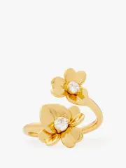 Precious Pansy Wrap Ring