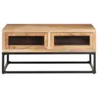 Solid Acacia Wood Coffee Table Wooden Accent Side Couch End Tea Table vidaXL