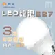 【永光】舞光★含稅 LED 3W 全電壓 燈泡 黃/白光 小瓦數燈泡 通過台灣 CNS 認證 (10折)