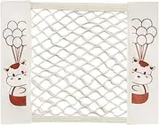 Wall Mesh Bag, Wall Net Bag, Reusable Wall Net Bag Adhesive - High Elasticity Net, No Drilling Household Organization Pockets, For Condiments, Garbage Bags, Ginger
