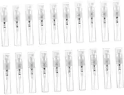 IWOWHERO 20pcs Travel Bottles Small Glass Vials for Essential Oils Airtight Refillable Spray Bottles Portable Empty