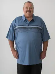 Big Mens Quick Dry Polo Top Airforce