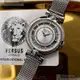 VERSUS VERSACE手錶,編號VV00020,36mm銀錶殼,銀色錶帶款