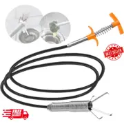 New Upgrade 35 Inch Drain Snake Hair Drain Clog Remover Tool - Sink Drain Cleane