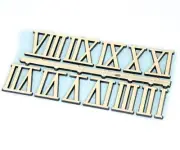 Clock Dial Numbers - Plastic 1 inch Roman Numeral - NOS - VS152