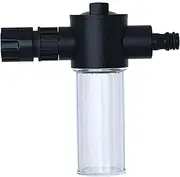 Car Wash Foam Sprayer Foaming Spray Bottle 3.4Oz Car Wash Hose Attachment Modes Addjustable Dog Washing Hose Attachment Garden Hose Black car wash Foam Spray Gun