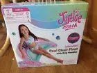 NEW! Justice Beach Inflatable Float Pool Chair Grip Handles FAST SHIPPING