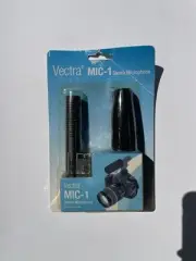 Vectra Mic-1 Stereo Microphone For Digital Camera DSLR NEW (MSRP $79.99)