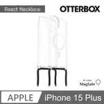 【OTTERBOX】IPHONE 15 PLUS 6.7吋 REACTNECKLACE 簡約掛繩輕透防摔殼(透明)