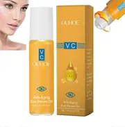 unbrand VC Eye Essence Oil, Anti-Aging Eye Serum with Rollerball Essence, Firming Under Eye Cream for Reduce Eye Bags & Dark Circle, Anti-Wrinkle E...