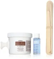 Andrea Naturals Hair Removal System All Over Wax, Coconut Pineapple, 4 oz (9 Pk)