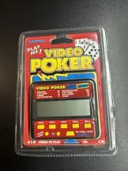 New Radica Video Poker 410 Electronic Handheld Game Royal Flush 2000 New