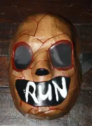 THE PURGE Halloween Costume "RUN" MASK Adult Size MINT