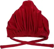 [Healeved] Stylish Women's Hair Turban Fashionable Hijab Hat Women's Turban Cap Elastic Wrap Cover Comfortable Headwear Red