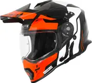 Just1 J34 Pro Tour Motocross Helmet, black-orange, Size S for Men Black Orange