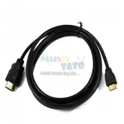 2M Mini HDMI Type C to HDMI Cable Full HD 1080P for Digital Camera Camcorder