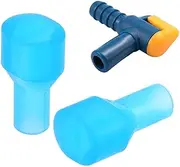 Replacement Parts Drinking Valve for Hydration Bladder, Silicone Bite Valve Replacement for Hydration Bladder, Bite Valve, Bite Valve Replacement Parts for Hydration Backpack Hydration Bag Hydration