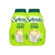 SPLENDA Stevia Liquid Zero Calorie Sweetener Drops 3.38 Fl Oz Bottle Pack of 2