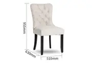 GERALDO Set of 2 Dining Chairs