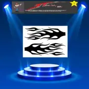 Double Flame Stencil Large Template Airbrush Paint #126
